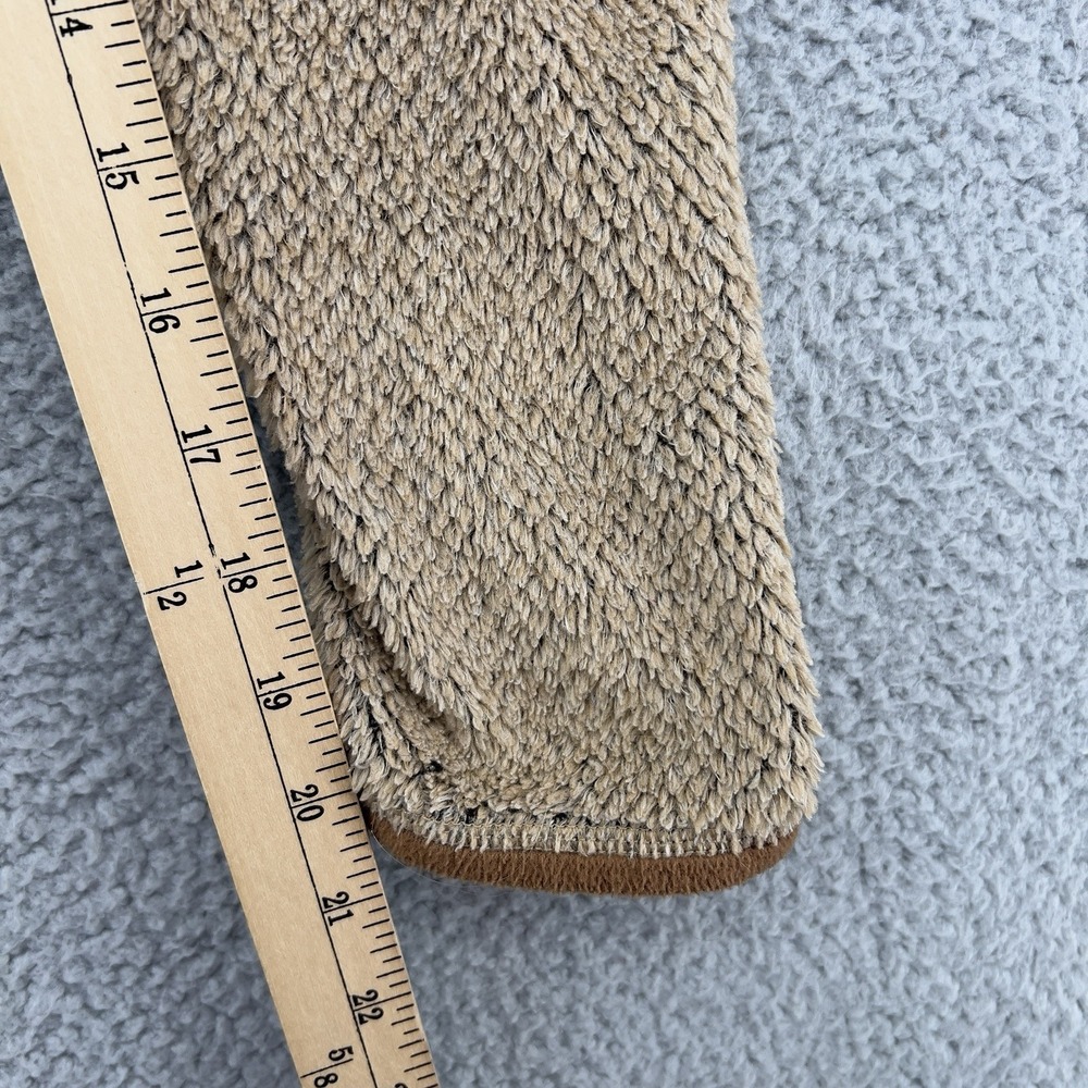 Patagonia Los Gatos Fleece Pullover Women's Medium Beige Brown Snap-T Jacket - Picture 10 of 13
